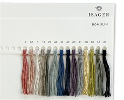 Fargekart ISAGER - Bomulin 